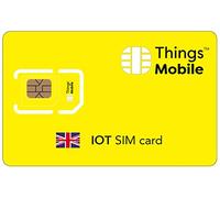 IOT SIM Card UNITED KINGDOM - Things Mobile - global coverage, multi-operator GSM/2G/3G/4G network, no fixed costs. €10 of credit included