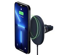 iOttie Velox Magnetic Wireless Charging Air Vent Car Phone Mount. Compatible with MagSafe iPhones including iPhone 12/13/14/15 Series (Car Charger Included)