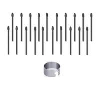 Iouaer 20 Pcs Marker Pen Tips Compatible with Remarkable 1/2 Tablet Pen, Replacement Tips/Nibs for Remarkable 1/2 Pen