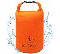 ioutdoor Boat Dry Bags 2L/5L/10L/20L/40L/70L Waterproof Dry Sack(Orange 5L)