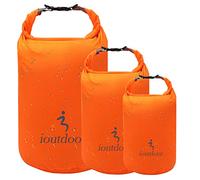 ioutdoor Dry Bag 2L + 5L + 10L Set, Waterproof Small Lightweight Dry Bags for Paddle Board Kayaking, Fishing, Camping, Hiking (Orange)