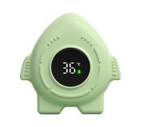 Iouyjiu Baby Bath Thermometer, Cartoon Rocket Water Temperature Meter, Battery-Operated with Temperature Warning, IPX9 Waterproof Bath Toy, Featuring Abs Material, 3.94x3.94in