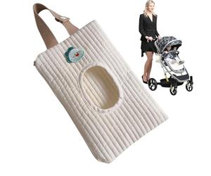 Iouyjiu Baby Laundry Reusable , Baby Wipe Holder Voyage,Portable Refillable Paper Tissue Dispenser Travel Bag - Dust Paper Towel Container, Bag