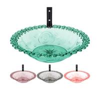 Iouyjiu Bird Bath, Tree Mounted, Outdoor Water Basin, Weatherproof Statue Design Animal Feeder Tray Ideal for Patio, Balcony, Backyard Decor, 9.25 x 9.25 x 5.51 inches