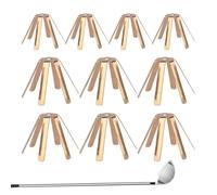 Iouyjiu Brass Golf Shaft Adapter Shims - Adjustable Accessories - 6 Legs Golf Adapter Shims - for Men Women Professional Workshop Course Training Practice