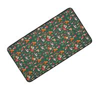 Iouyjiu Bunny Cage Mat, Washable Floor Mat Bedding Pad, Reusable Small Animal Urine Mats for Rabbits Daily Rest Sleep Travel Indoor Outdoor Playpen Garden Apartment Home Breeding Yard Use