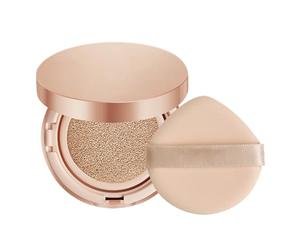 Iouyjiu Cushion Foundation Natural, Lightweight Face Base, Long-Lasting Hydrating Coverage, Pore-Perfecting Smooth Finishes, Easy Blend Makeup Compact, Sun Defense, All Day Wear