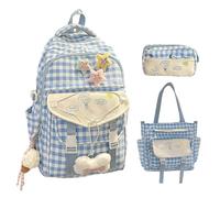 Iouyjiu Cute Backpack for Girls Spacious Adjustable Breathable Pencil Case
