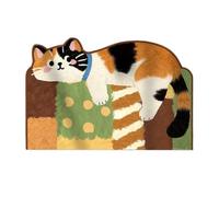 Iouyjiu Cute Bath Mat Diatomaceous Earth Quick Dry Absorbent Kitchen Mat
