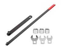 Iouyjiu Drive Serpentine Belt Wrench, 8pcs Serpentine Belt Kit, Belt Removal Tool Set, Serpentine Belt Install Kit for Removing and Installing Serpentine Belts Various Vehicles (8 Pieces)