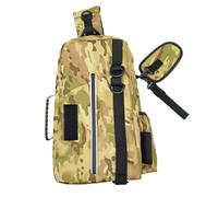 Iouyjiu Fishing Tackle Bag, Fly Fishing Backpack, Oxford Outdoor Bag with Ergonomic and Comfortable Fit for Men or Women Who Love Adventures, 13.78x1.18x7.87 Inches