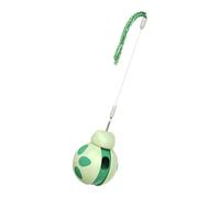 Iouyjiu Interactive Wobble Design Cat Toy, Pet Cat Entertainment Toy, Teaser Rope Cat Toy, Cats Treat Dispenser Toys 8 x 7.5 x 30 cm for Cats Entertainment Bonding, Indoor, Outdoor, Pink, Green Colour