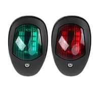 Iouyjiu LED Boat Navigation Lights, Marine Led Lights For Boats, Waterproof Electric Lighting Accessories Red Signal For Navigation Trailer Yachts Kayak Pond