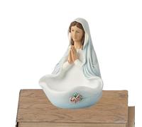 Iouyjiu Mary Statue Outdoor - Blessed Mother Statues | Religious Sculpture Holder Spiritual Symbolism Perfect for Family, Home, Church, Faith Decor or Gift Ideas, Resin 5.91x3.94in