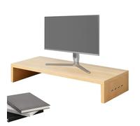 Iouyjiu Monitor Stand Riser - Ventilated Shelf Booster | Desktop Computer and Printer Stand for Screen, Laptop, Electronics, Home Office, School, Study, Playroom Setup