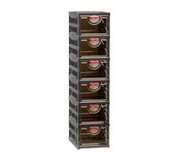 Iouyjiu Shoe Organizer Shelf | Drawer-Style Tall Standing Shoe Storage for Entryway,Space Saving Home Organization Supplies for Doorway Living Room Kid Room Bathroom Dormitory Hotel