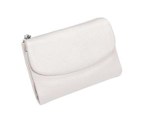 Iouyjiu Wallet Women, Leather Travel Wallet, Compact Design Lightweight Feel Timeless Look Secure Closure, Card Case for Girlfriend Family Wife Mother Mom Girls 5.31 x 1.18 x 3.94 inches, White., Se