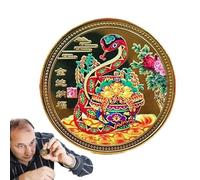 Iouyjiu Year of The Snake Commemorative Coin, Snake Symbol Coin, Chinese Coin, 2025 Chinese Snake Coin, Snake Coin, Rare Snake Coin, Collectible Coin, Snake Year Gold Coin
