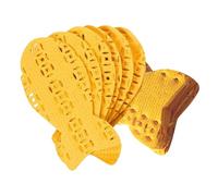 Iouyjiu Yellow Memorial Paper for Pet,Fish Shaped Ghost Money for Pet Cat | 50 Sheets Remembrance Keepsake Traditional Ritual Offering for Backyard Yard Balcony Apartment Patio