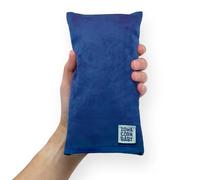 Iowa Corn Baby Mini - Microwavable Heating Pad & Reusable Cold Pack - Weighted Heating Pad for Cold Hands, Sore Neck, Achy Wrists - 4” x 8” - 1 lb (Oasis Blue)