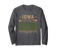 Iowa Good Soil Honest Days Since 1846 Long Sleeve T-Shirt
