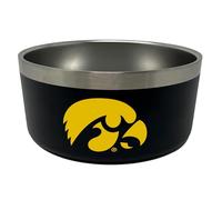 Iowa Hawkeyes 32Oz Stainless Steel Dog Food & Water Bowl - NCAA Officially Licensed