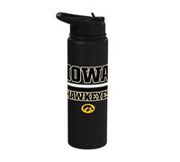Iowa Hawkeyes |NCAA Official University Merch | VNPIOW301 Stainless Steel Insulated Water Bottle