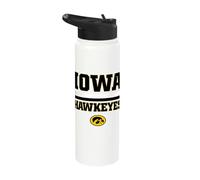 Iowa Hawkeyes |NCAA Official University Merch | VNPIOW301 Stainless Steel Insulated Water Bottle