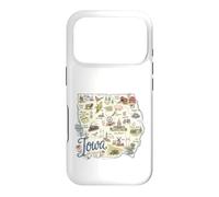 Iowa IA USA, Maps Icons, Des Moines, Agriculture Case for iPhone 17 Pro