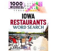 Iowa Restaurants Word Search: Large Print (50-State Restaurants Word Search Series)