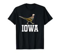 Iowa Ring Necked Pheasant Wildlife Nature Scenic Landscape T-Shirt