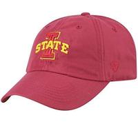 Iowa State Collegiate Adjustable Hats, Iowa State Red, One size