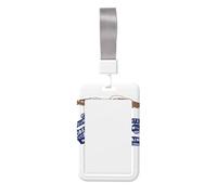Iowa State Flag Card Badge Holder.Sliding Badge Holder with Lanyard, Printed Work ID Card Case