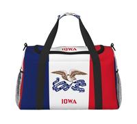 Iowa state flag It is a hand-held crossbody travel bag with large capacity and multi-functions, a must-have for outdoor travel