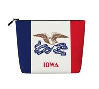 Iowa state flag Women's toiletry and cosmetic bag, unisex toiletry storage bag, personal care storage bag