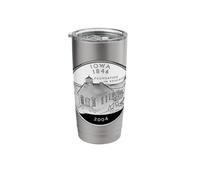 Iowa State Quarter Coin Stainless Steel Insulated Tumbler
