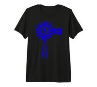 Iowa Windmill, Vintage, Antique Premium T-Shirt