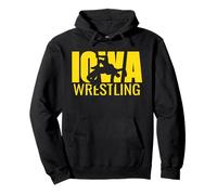 Iowa Wrestling Freestyle Wrestler Gift The Hawkeye State Pullover Hoodie