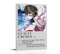 IOWNMCVHX Anime Guilty Crown Minimalist Art Wall Art Picture Print Modern Family Room Decor 12 x 18 Inches (30 x 45 cm)