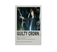 IOWNMCVHX Anime Guilty Crown Role Minimalist Fan Art Wall Art Picture Print Modern Family Room Decor 08 x 12 Inch (20 x 30 cm)