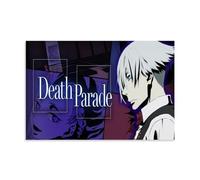 IOWNMCVHX Comics Death Parade Characters Art Wall Art Picture Print Modern Family Room Decor 24 x 36 Inches (60 x 90 cm)