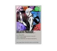 IOWNMCVHX Death Parade Comics Character Minimalist Fan Art Wall Art Picture Print Modern Family Room Decor 08 x 12 Inches (20 x 30 cm)