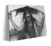 IOWNMCVHX The Singer Frank Zappa Black And White Art Poster Decorative Painting Canvas Wall Art Living Room Poster Bedroom Painting 12 x 18 Inch (30 x 45 cm)