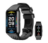 IOWODO Smart Watch 1.83''Smartwatch IP68 Waterproof Sports Watch, Heart Rate SpO2 Sleep Stress Monitor