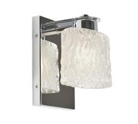 IP 44 Wall Light Sconce Polished Chrome LED G9 3.5W Bulb