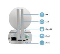 IP Camera, HD WiFi IP Security Camera Surveillance System Built in Microphone IP Camera Wireless Remote Viewing