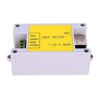 IP Network Relay Module, 2-Channel Relay Module Board 5V Ethernet IP Network Relay Module/IP Server Remote Control with Case for Smart Home Control