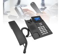 IP Phone, 2.4G 5G Dual Band VOIP Phones with 2.4 Inch Color Display, Support 2 Service Lines, Dual Port Gigabit Ethernet Desktop Media Phone for Home Business