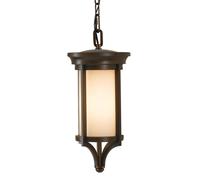 IP23 1 Bulb Chain Lantern Heritage Bronze LED E27 60W