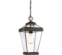 IP23 1 Bulb Chain Lantern Light Western Bronze LED E27 60W LARGE